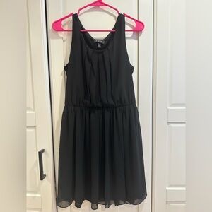 A. Byer Black Midi Dress